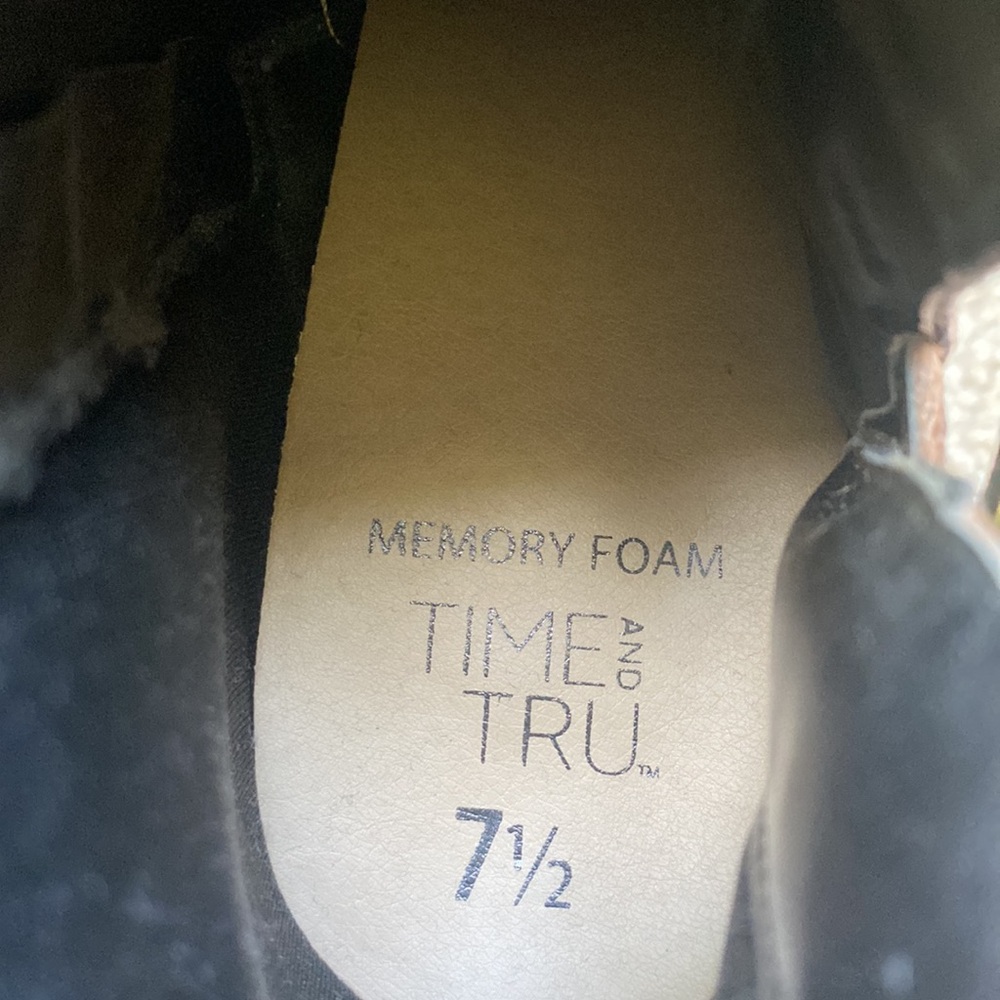 Time And Tru Cheetah/Leopard Print Booties Size 7… - image 8